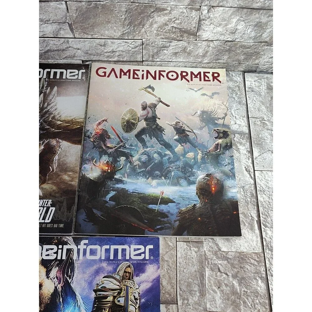 Lot Of 5 Game Informer Magazine Issues 294, 296, 298, 299, 300